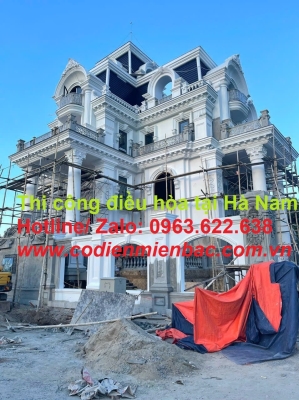 Cung cấp lắp đặt hệ thống điều hòa thông gió hút mùi tại Biệt thự Phủ Lý- Hà Nam